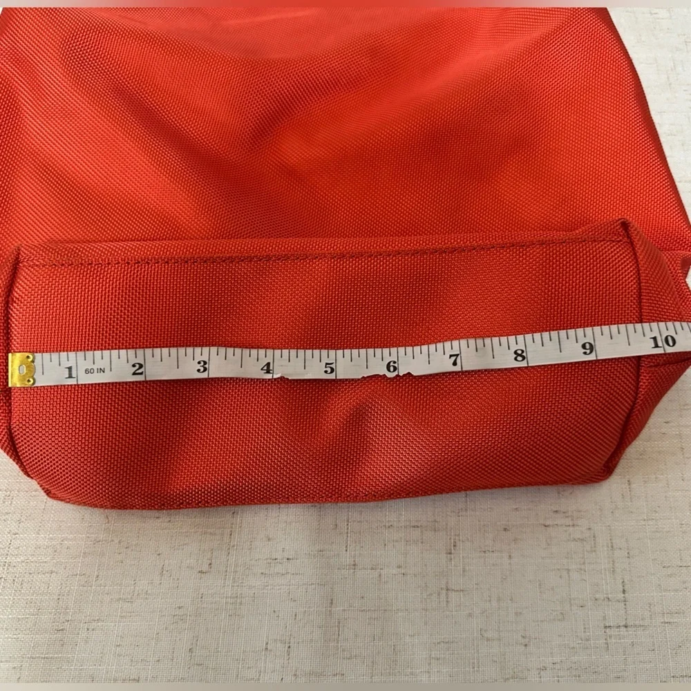 JPK Paris 75 Canvas Bucket Shoulder Bag – Red-Orange with Gold Hardware - Picture 12 of 16
